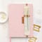 American Crafts™ 6" x 8.25" Pink Floral Dot Grid Perfect Point Bound Planner, 120 Sheets